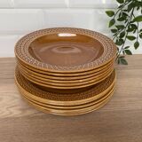 Set of 12 Pagnossin earthenware plates