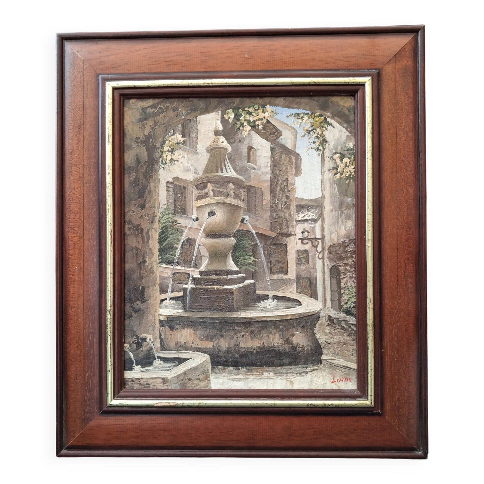 Tableau ancien huile sur toile