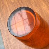 Vintage glass vase by Hysteria, 1980s.