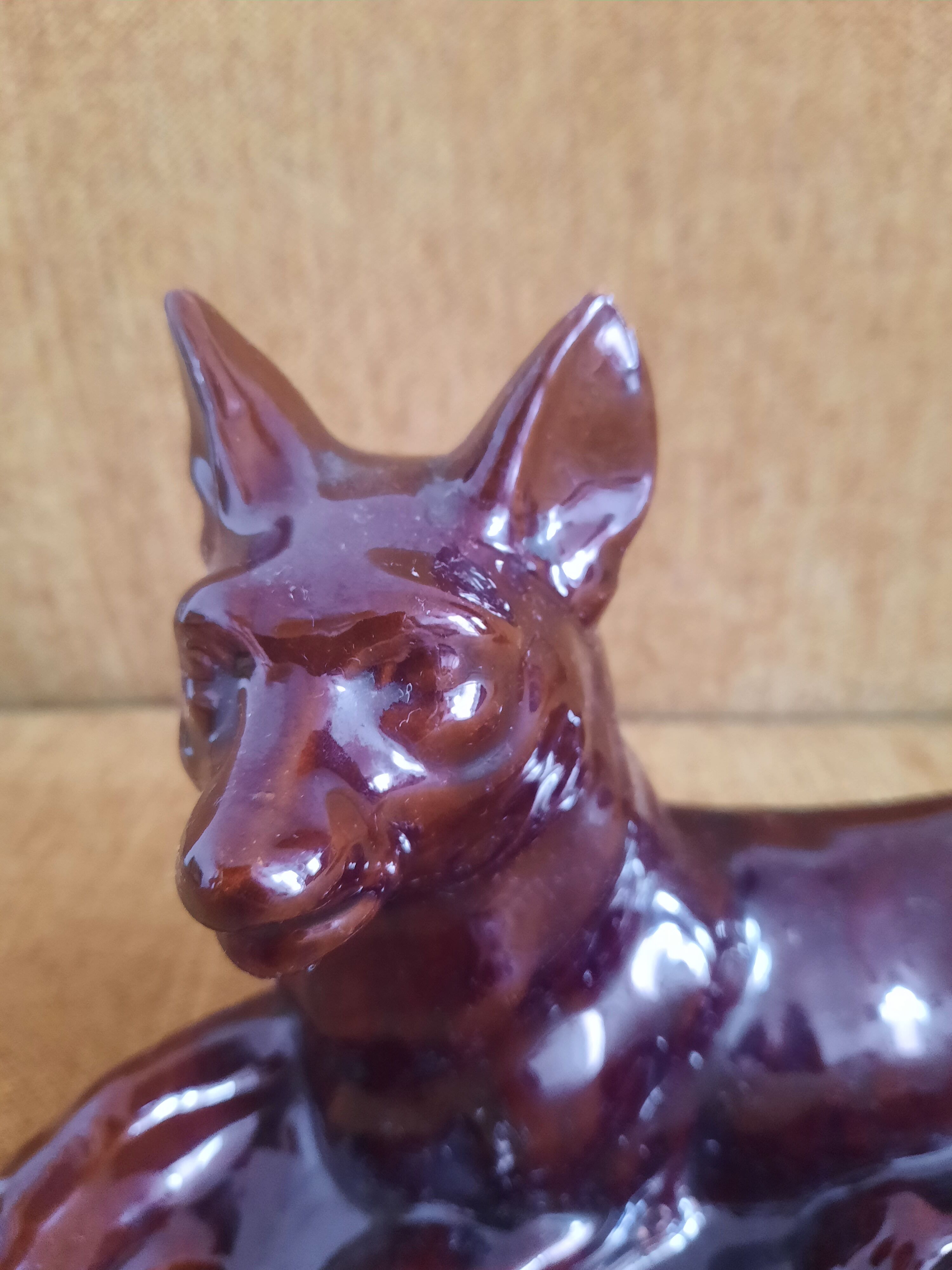 Vintage ceramic dog