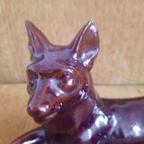 Vintage ceramic dog