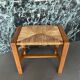 Tabouret paillé Maison Regain, circa 1970