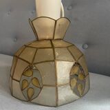Lustre en nacre et laiton