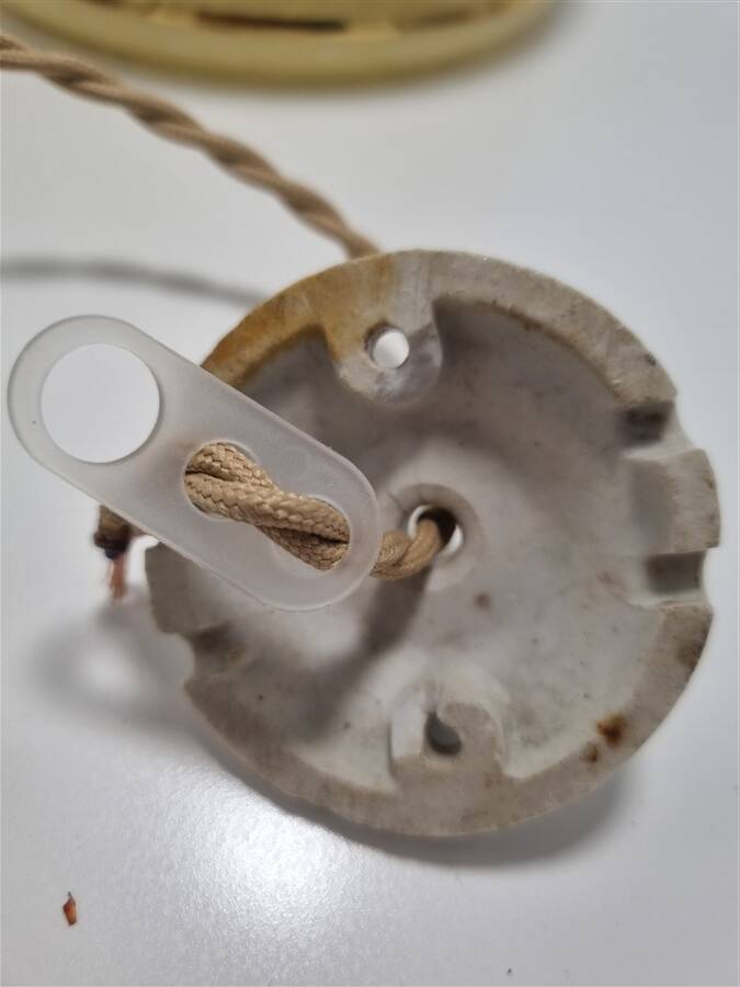Suspension en verre moucheté