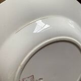 4 assiettes creuses Sarreguemines Fontanges