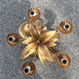 Gold metal chandelier