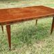 Table extensible Art Déco en ronce de noyer