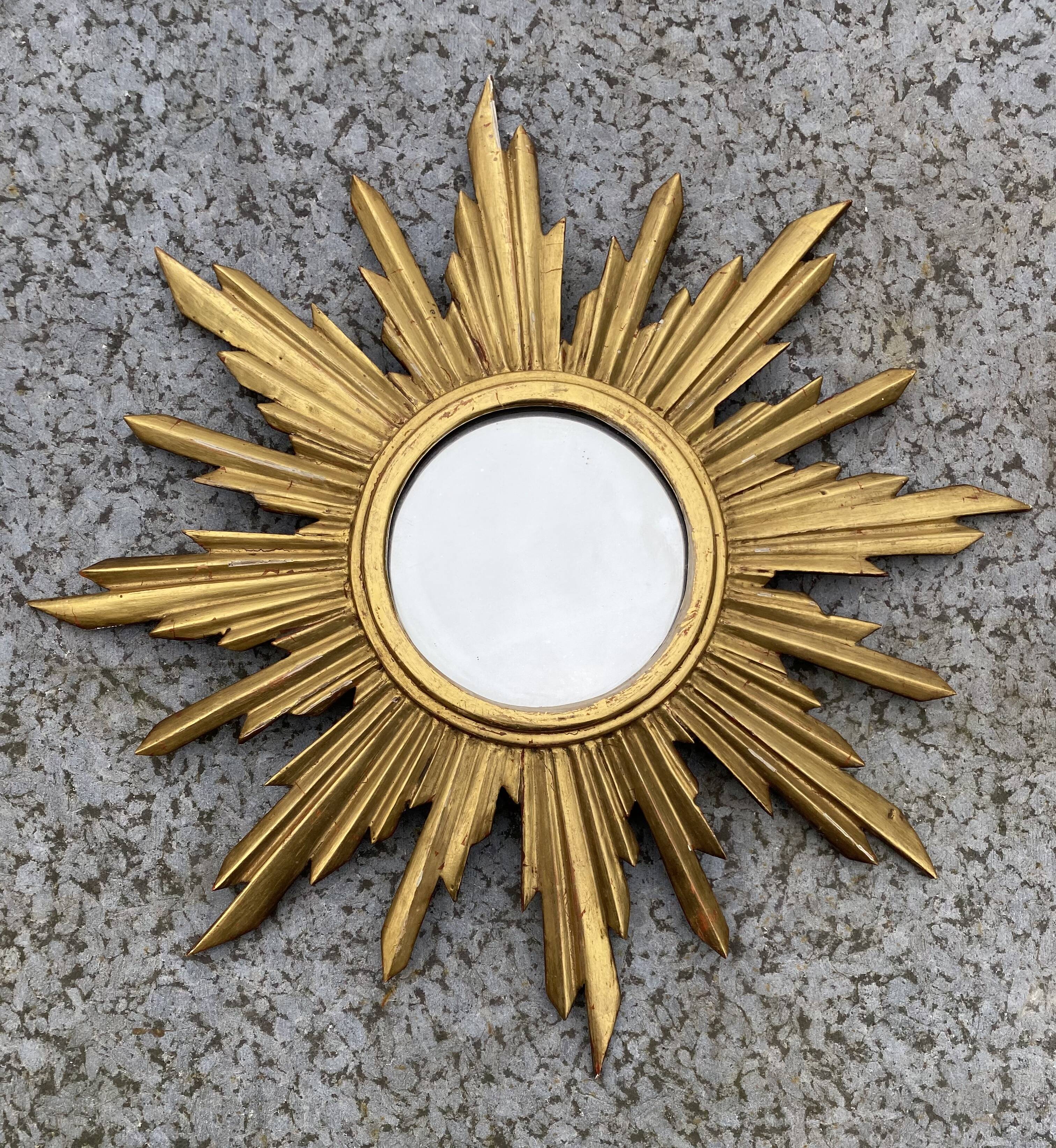 Genuine antique sun mirror
