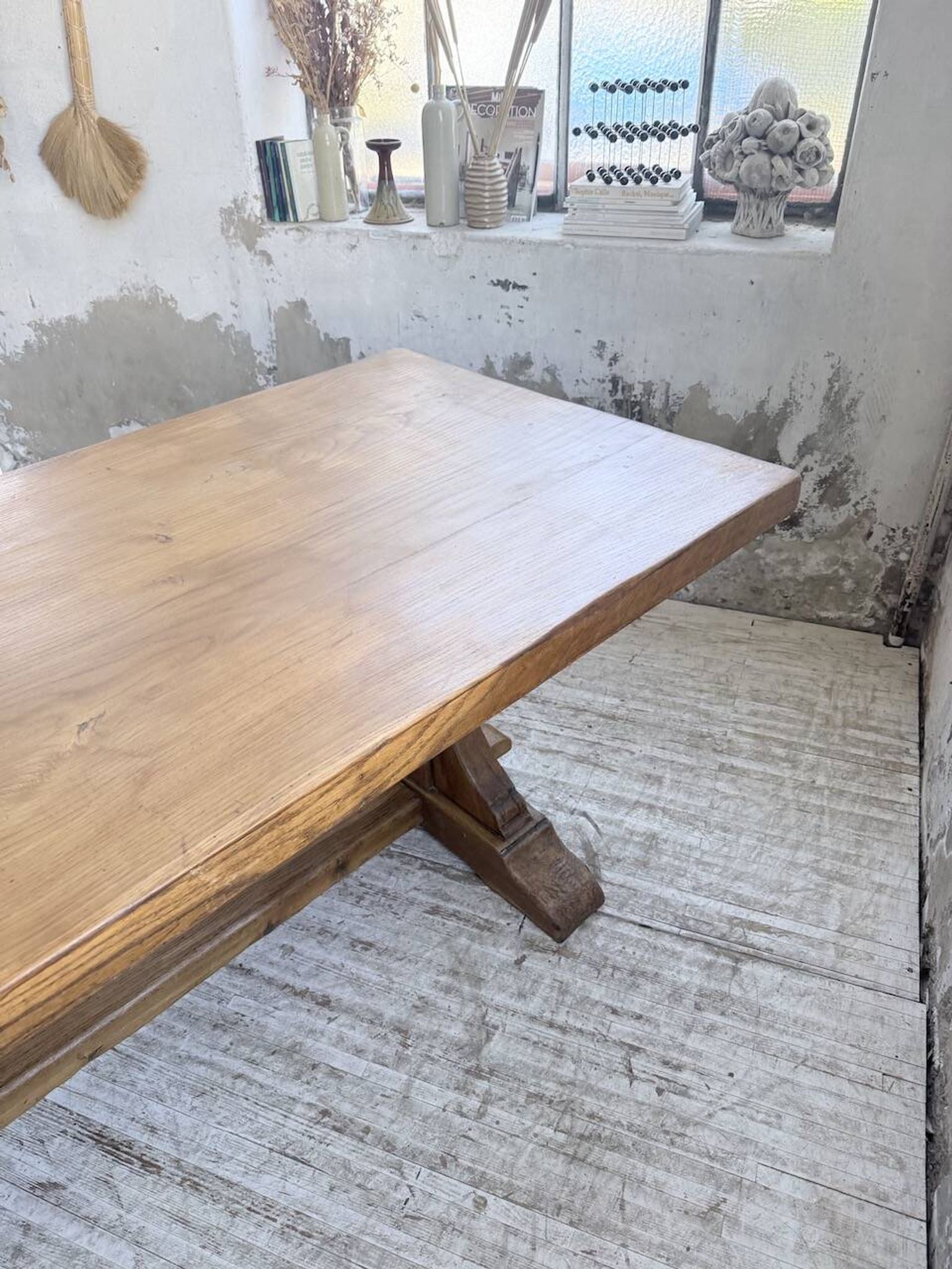 Table monastère chêne 1950 XXL