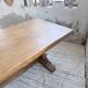 Monastery table oak 1950 XXL