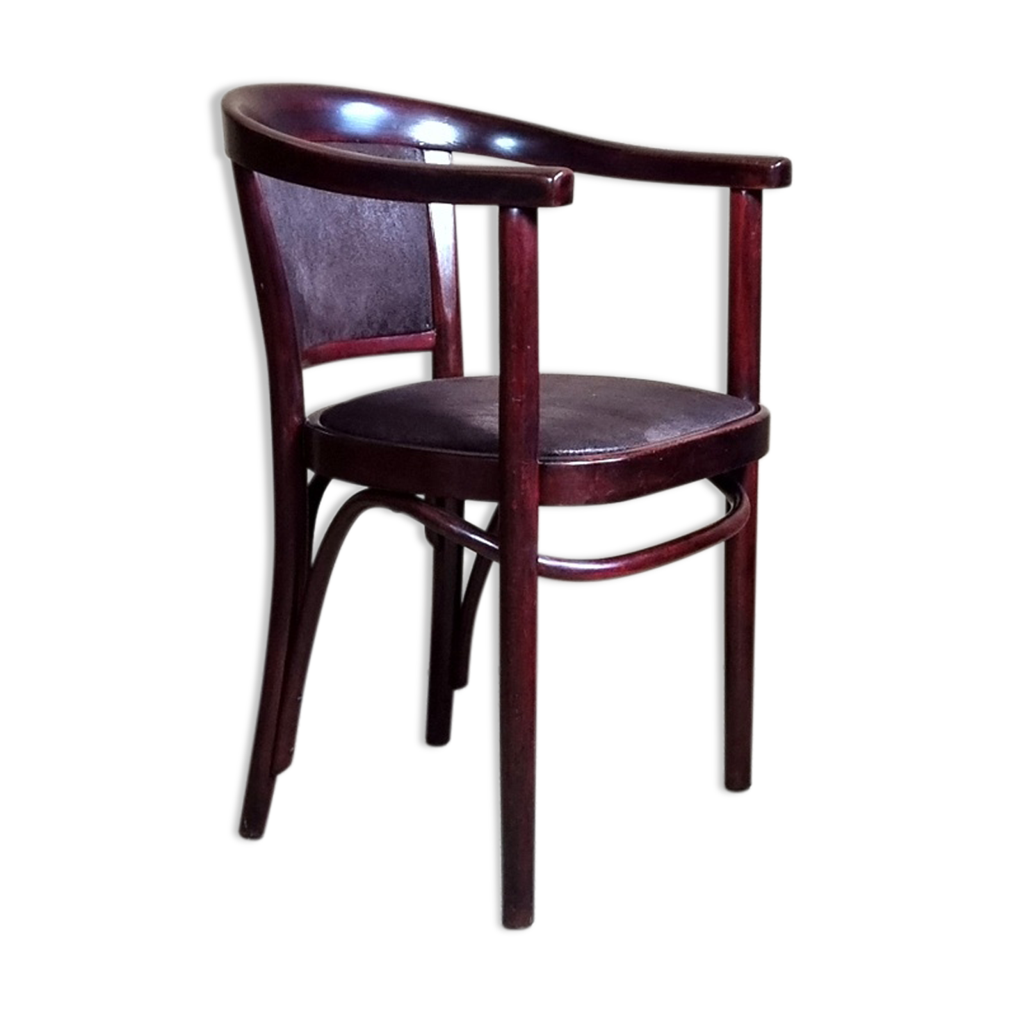 Fauteuil bureau Thonet A 868 style bistrot art déco