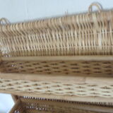 Shelf wall wicker and rattan 60