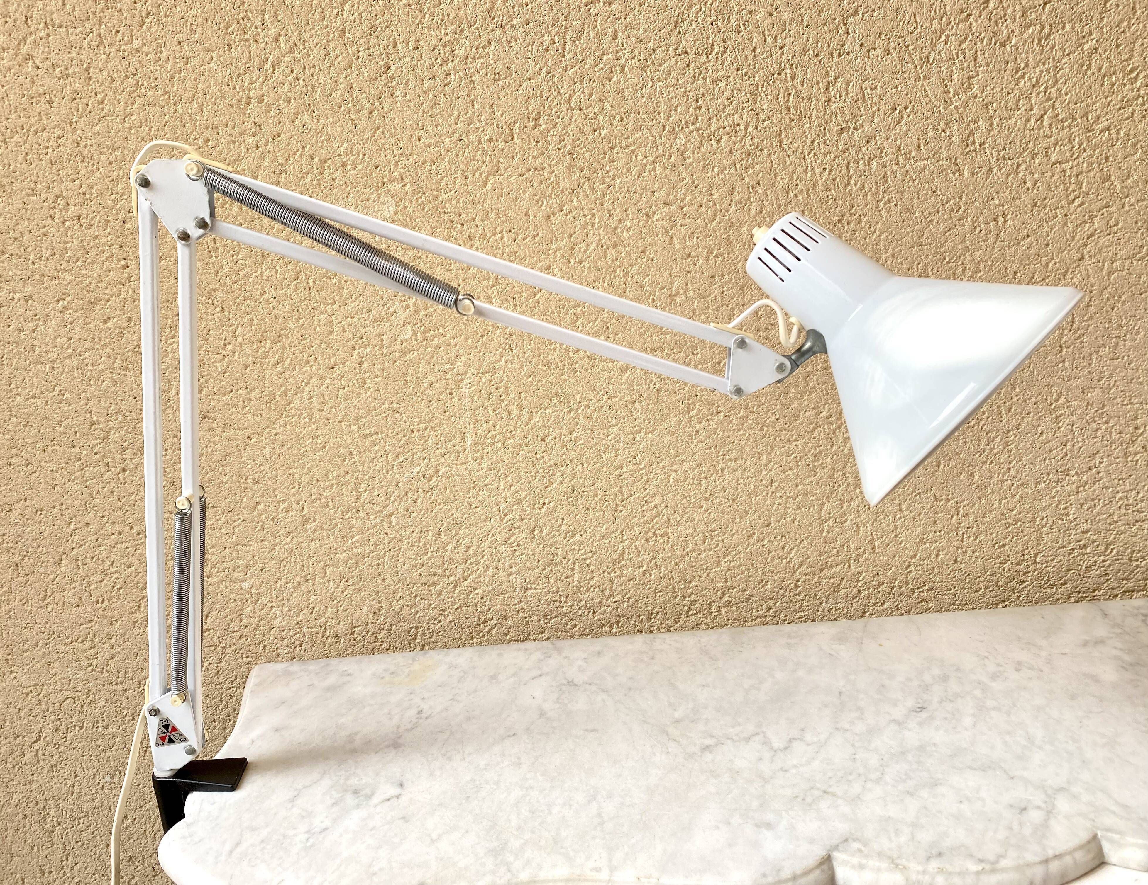 Desk lamp architect twist T1 italy vintage 70s