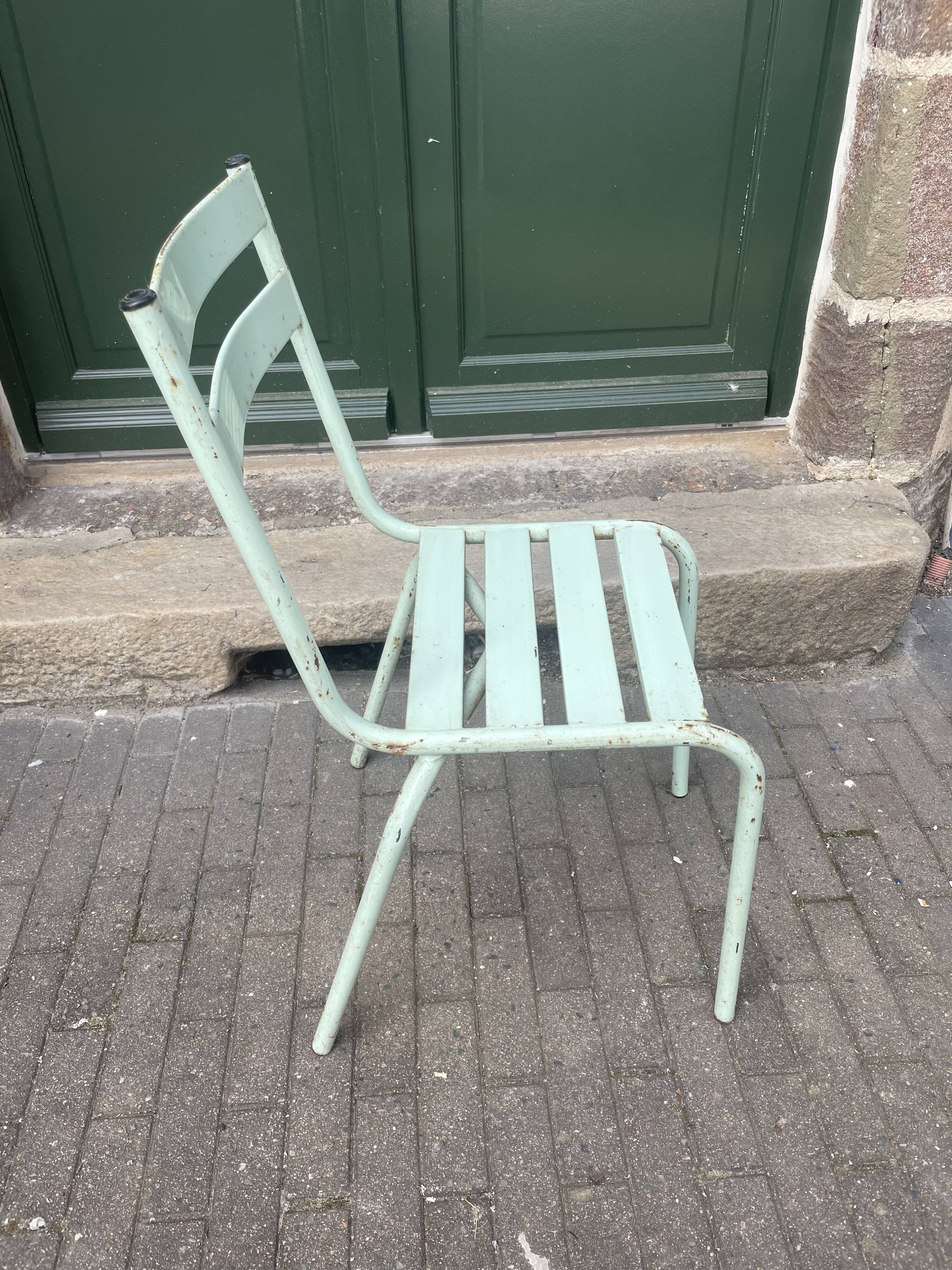 30 vintage art-prod metal terrace chairs