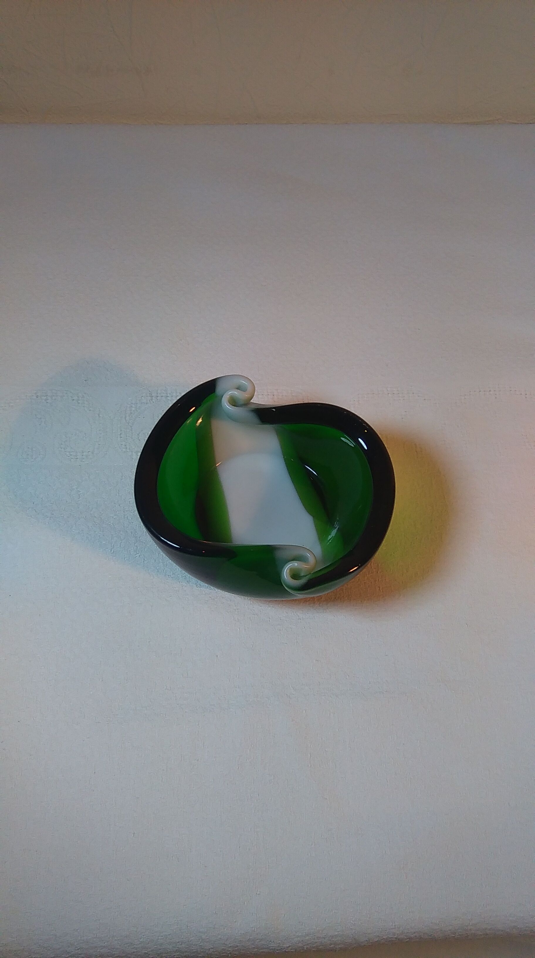 Series of three vacuum-pocket in early 1970s murano glass