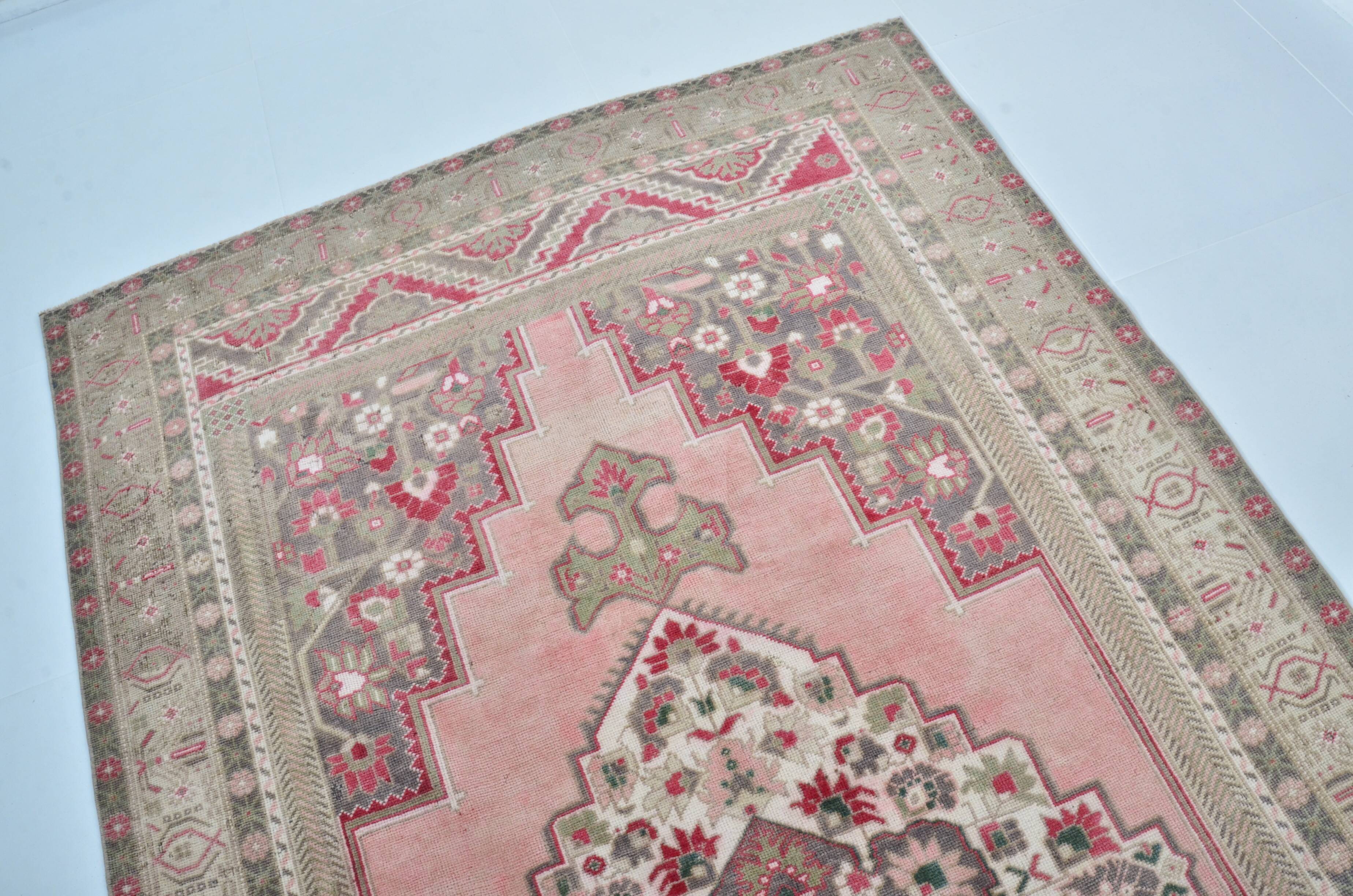 Oushak Turkish Vintage Rug sku 3311