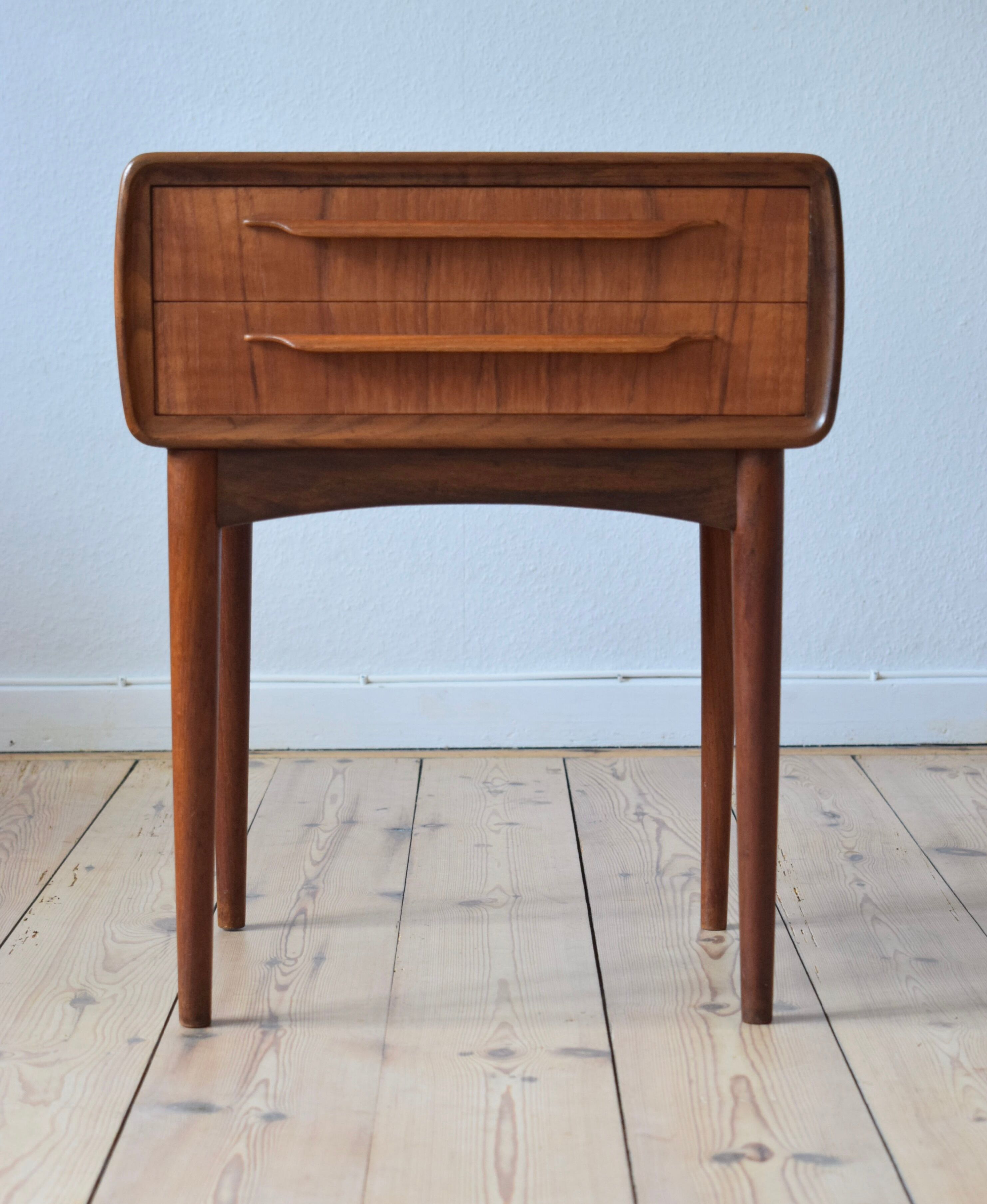 Danish Johannes Andersen teak night table, 1950's