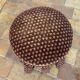 Velvet pouf