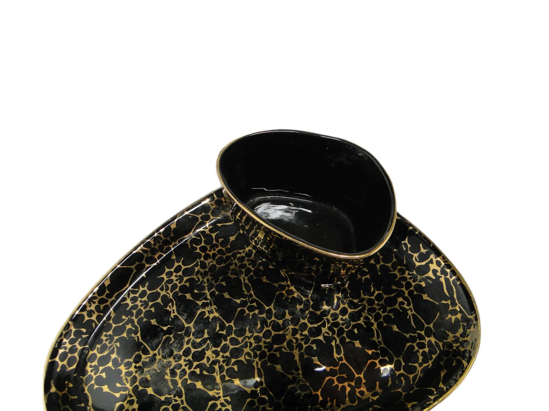 Ensemble de fumeur, moderne du milieu du siècle, porcelaine, Chodzież, Pologne, années 1970.