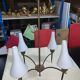Vintage brass ceiling lamp