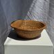 Handcrafted Indonesian rattan flower-shaped basket D26 H8