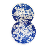 5 soup plates with English skullcaps