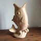 Stoneware fish vase