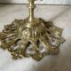 Victorian brass candlestick