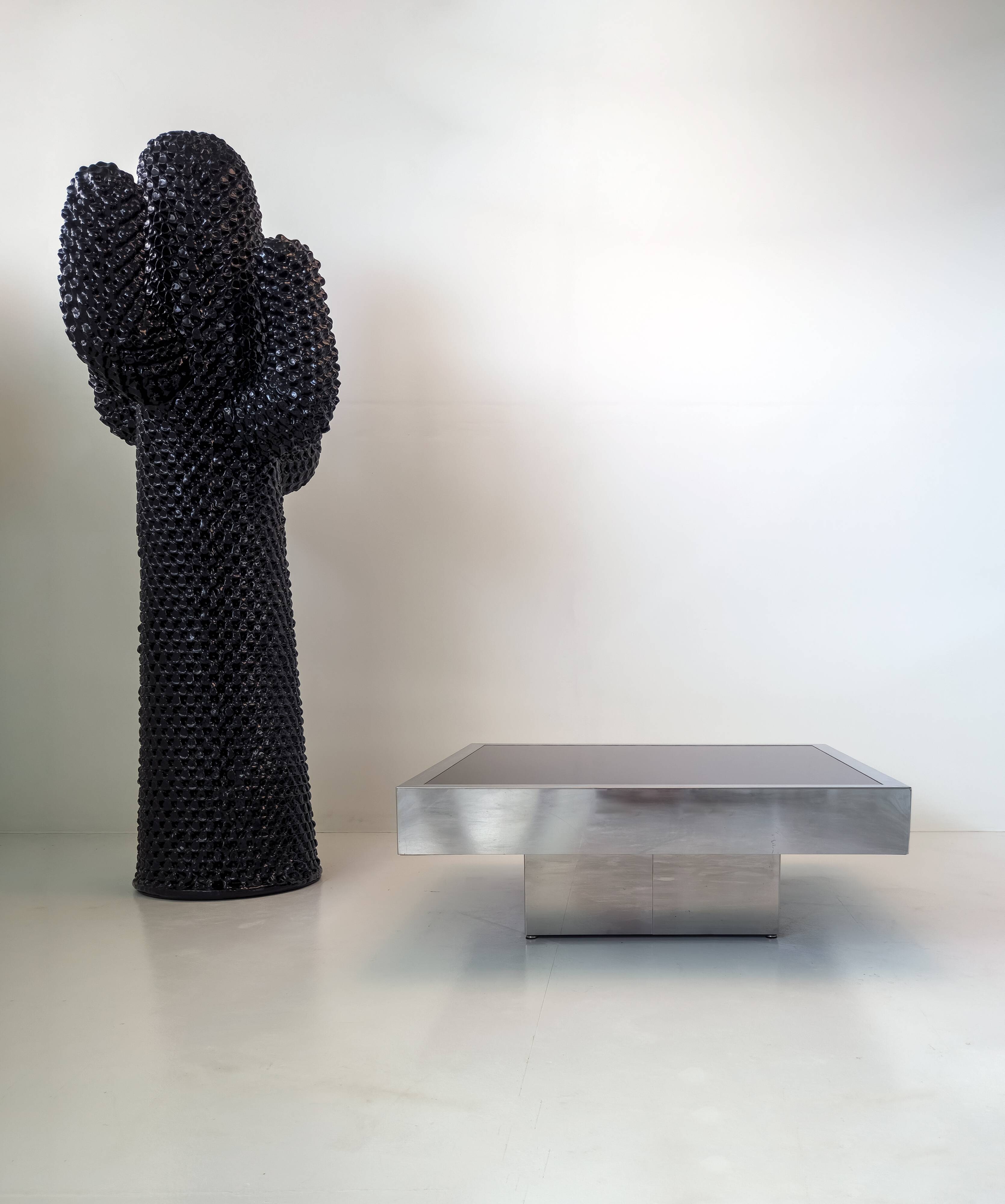 Willy Rizzo pour Cidue – Table basse, Italie, années 1970