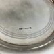 Vintage silver metal christofle ashtray, 1960