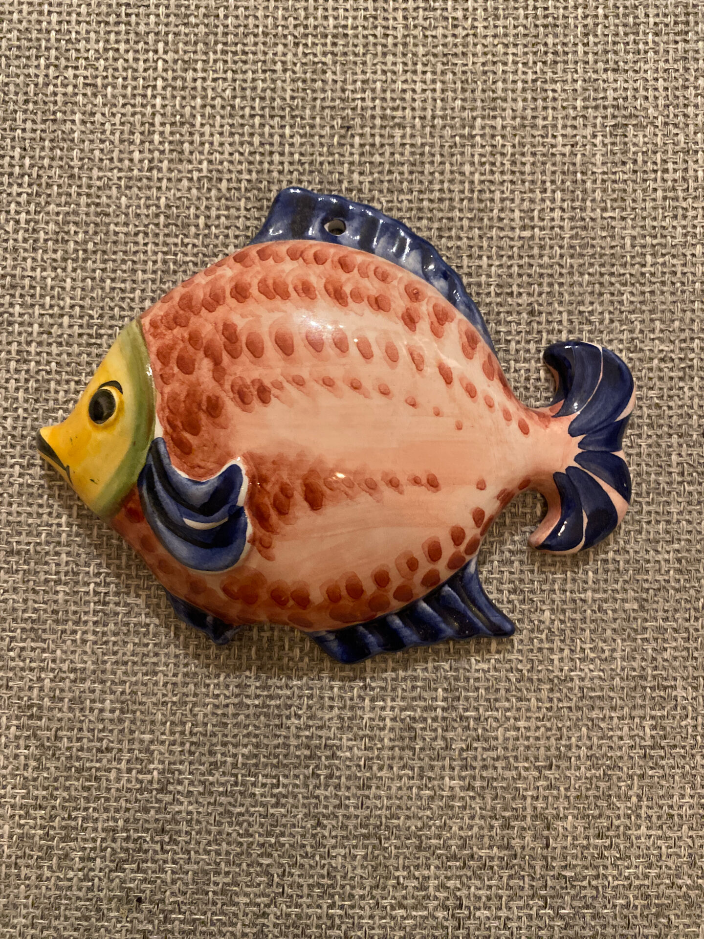 Set of two ceramic fish