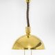 Small dome pendant in brass by Florian Schulz, Germany.