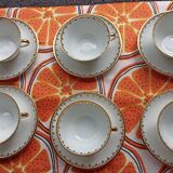 set of 6 Malbec and Treillard Frères cups from the 1950s