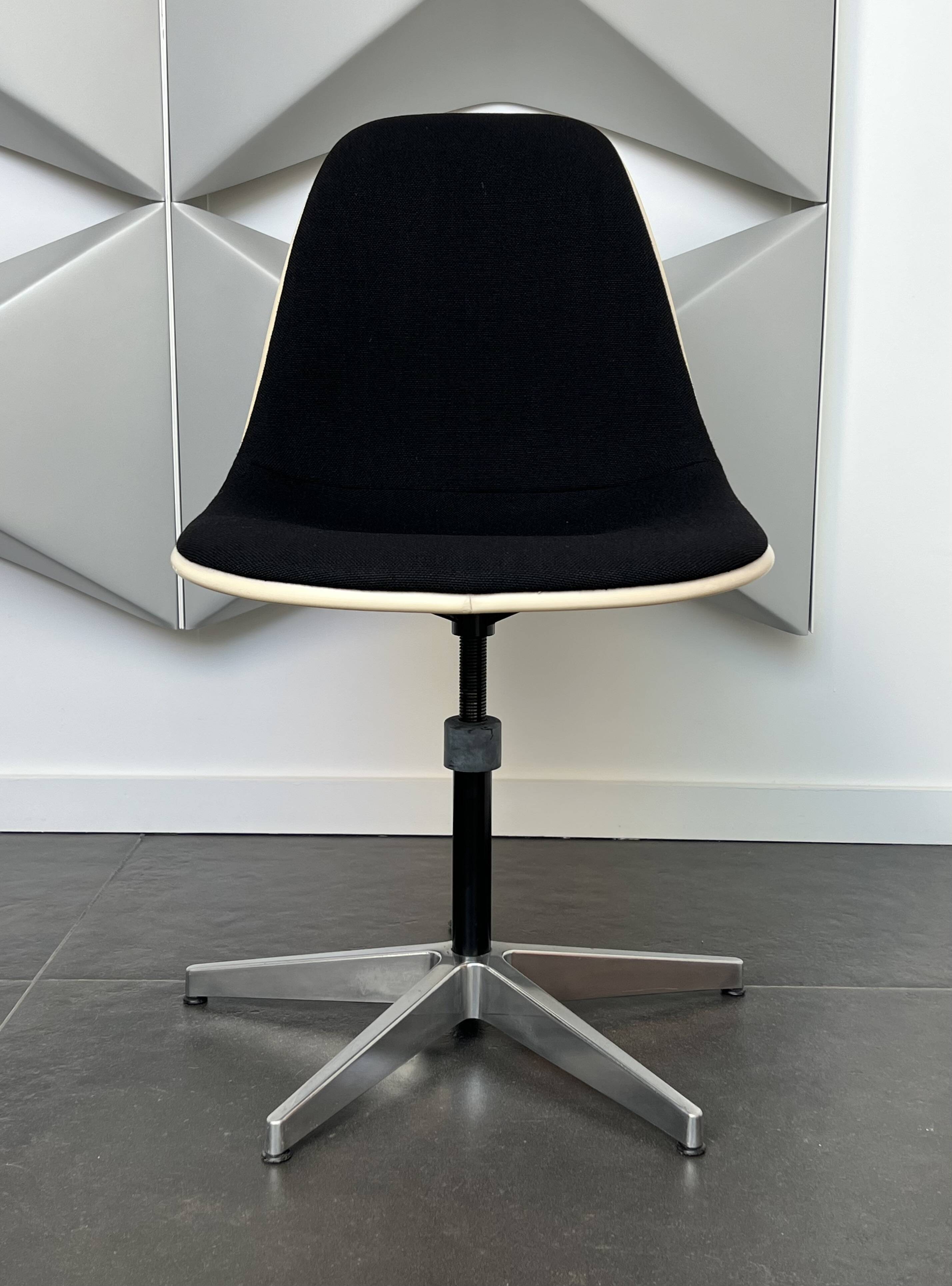 Office chair model PSCC by R and C. Eames for H. Miller, 1960s.