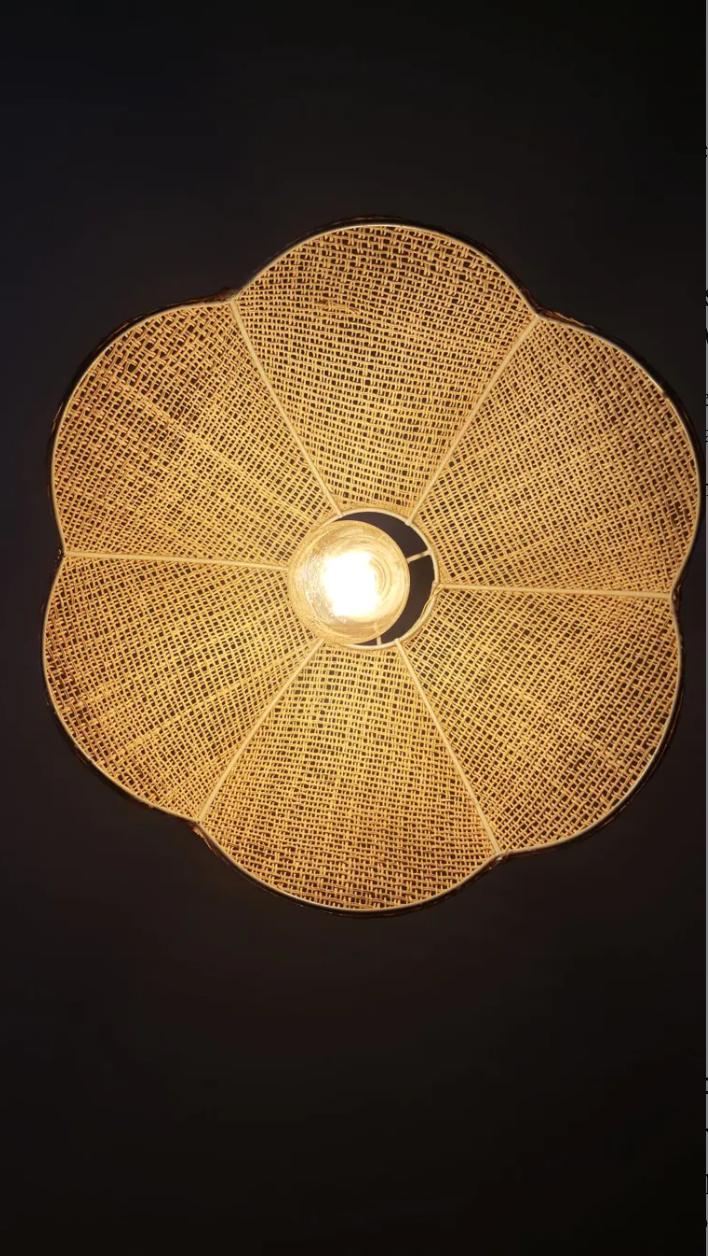 Suspension fleur vintage