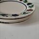 4 Longchamp plates with stylised floral decoration from the 1930s-50s.