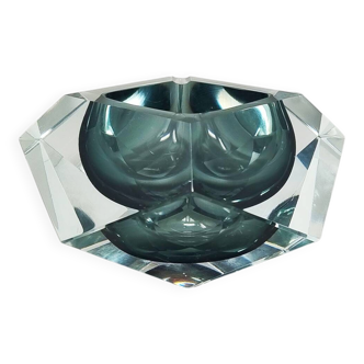 1960s Astonishing Grey Ashtray or Catch-All By Flavio Poli for Seguso