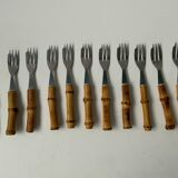Vintage bamboo forks
