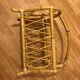 Magazine holder in rattan