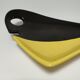 Empty pocket anthropomorphic ceramic black and yellow design 50s