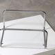 Bauhaus coffee table with chrome tubular frame and Formica top