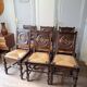 6 Arts and Crafts chairs