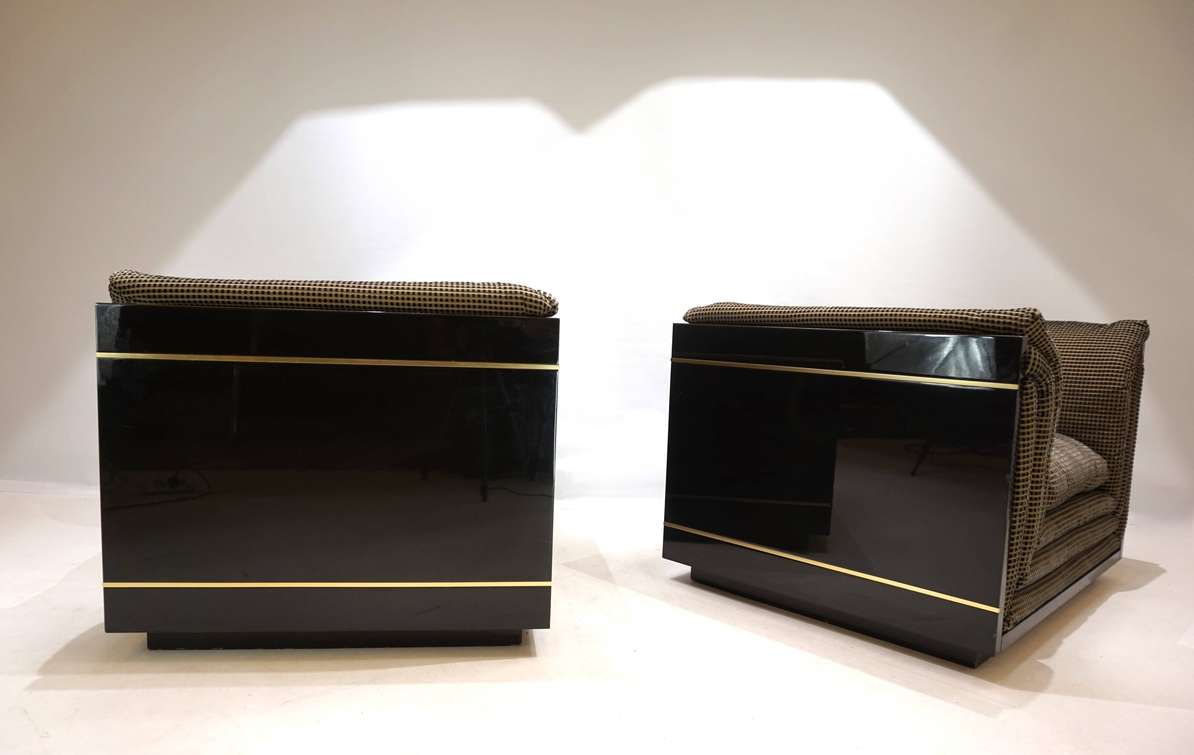 Ensemble de 2 chaises longues attribuées à Pierre Cardin, 1970