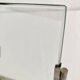 Duo of Art Deco photo frames in silver metal with beveled glass