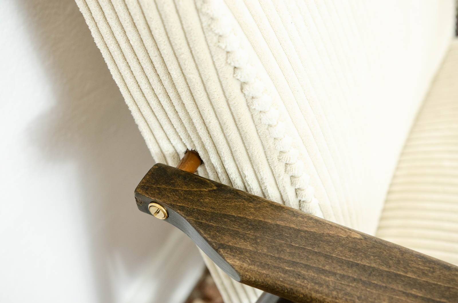 Type 300 190 Armchairs in Corduroy by H. Lis, 1960s, Set of 2