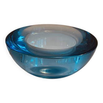 Vintage blue candle holder