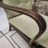 Set of 3 vintage Knoll Antimott armchairs 1960