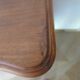 Curved showcase library carved wood 2 doors mahogany English style