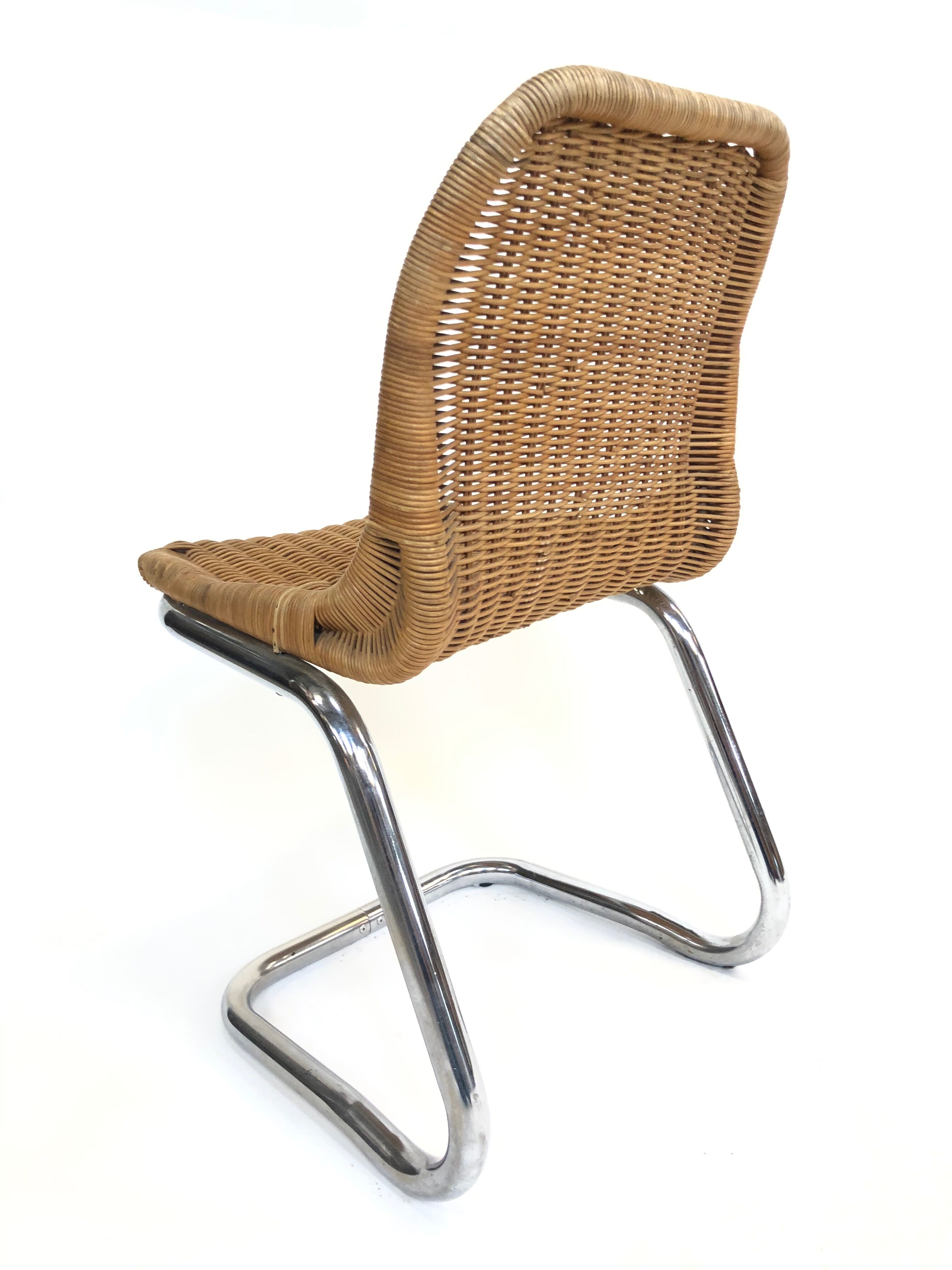 Dirk van Sliedrecht vintage tubular chairs