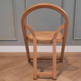 Suite of 4 Arca folding chairs by Gigi Sabadin for Crassevig 1970s
